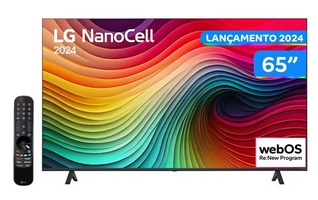 [Magalu] Smart TV 65" 4K UHD NanoCell LG 65NANO80TSA Wi-Fi Bluetooth com Alexa 3 HDMI 2 USB