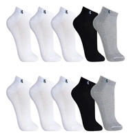 Kit 10 Pares Meia Lupo Soquete Cano Curto Masculina Algodão