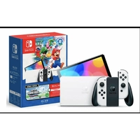 Console Nintendo Switch Oled 64gb Edição Super Mario Bros Wonder ou Mario Kart 8, 12 Meses Assinatura Online Nintendo