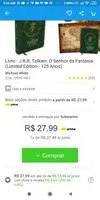 O Senhor da Fantasia Edição Limitada 125 Anos por R$23,80 ou com AME 16,60