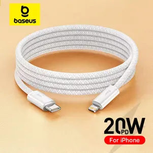 [Taxa Inclusa] Baseus cabo de dados e carregamento rápido 20W para iPhone, 1M