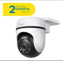 Câmera de segurança externa TP-Link C500 Full Hd com rastreamento de cor branca