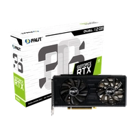 Placa de Vídeo Palit NVIDIA GeForce RTX 3060 Dual, LHR, 12GB, GDDR6, 192bit, DLSS, Ray Tracing