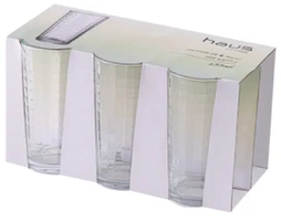 Jogo Copos Vidro 255Ml 6 Unidades Haus