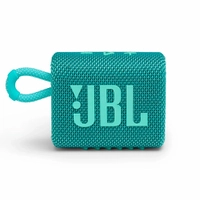 Caixa de Som JBL GO3, Bluetooth, 4,2W RMS, À Prova d'Agua e Poeira, TEAL - JBLGO3TEAL