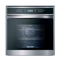 Forno de Embutir Elétrico Brastemp 84 Litros Cor Inox - BOT84AR - 220V | R$1.949