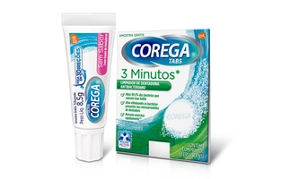 [AMOSTRA GRÁTIS] Ultra Corega® Creme e Corega® Tabs