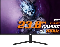 Monitor Gamer SuperFrame Vision, 23.8 Pol, Full HD, 107% sRGB, Fast IPS, 1ms, 180Hz, HDR, FreeSync, HDMI/DP, SFVFB-23180-FHD-PRO
