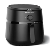 Fritadeira Airfryer Philips Walita Série 1000 XL 6,2L 1700W Grelha Removível Preto - 110V