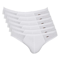 Kit com 6 Cuecas Slip Zorba, Branco