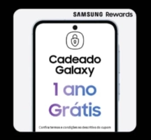 [Samsung Rewards] Troque 1.000 pts por 1 ano de Cadeado Galaxy