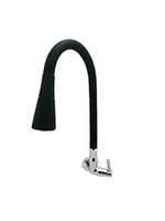 Torneira Flexível de Parede 2 Jatos Preta