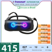 [NO BRASIL] Tronsmart Bang SE – Caixa de Som Portátil Bluetooth 5.3, Som Potente, Alça para Transporte, 24h de Reprodução