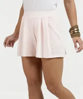 Short Feminino Pregas Marisa - rosa - R$36
