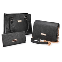 Kit Duas Bolsas Feminina E Carteira Oferta Dia Das Mães