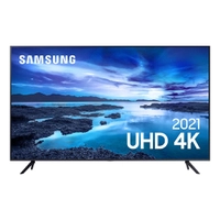 Samsung Smart TV 50´´ UHD 4K 50AU7700, Processador Crystal 4K, Tela sem limites, Visual Livre de Cabos, Alexa Built In - UN50AU7700GXZD