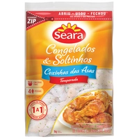 Coxinha da asa de frango congelada Seara 1kg R$11