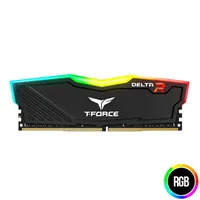 MEMORIA TEAM GROUP T-FORCE DELTA 8GB (1X8) 3000MHZ DDR4 RGB PRETA, TF3D48G3000HC16C01