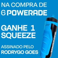 (MG, PR, RJ, RS, SC, SP) Promoção Powerade - Na Compra de 6 Powerade Ganhe uma Squeeze Assinada pelo Rodrygo Goes
