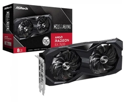 Placa de Vídeo AsRock AMD Radeon RX 7600 Challenger OC, 8GB, GDDR6, FSR, Ray Tracing, 90
