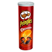 (REG/L4P3) Batata Frita Pringles Tubo Churrasco 120 g