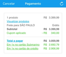 Iphone 8 - 64GB - R$2693,00