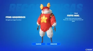 Fortnite: Foffo Noel + 14 dias de presentes  no Fornite!