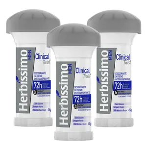 Kit Desodorante Twist Herbíssimo Clinical Men 45G (3 un)