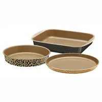 [Visa CheckOut] Conjunto de Assadeiras Tramontina My Lovely Kitchen 3 Peças - R$98