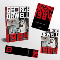 Livro 1984 de George Orwell - Edição com Postais + Marcador de páginas