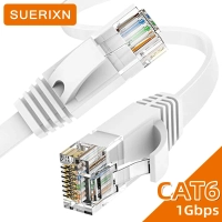 [Moedas R$11,84] Cabo Ethernet Flat CAT6 RJ45 10 metros