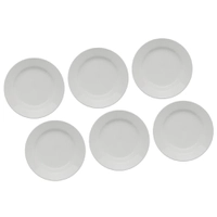 (APP) Conjunto de Pratos Rasos Oxford Biona Donna em Cerâmica 24cm – 6 Peças