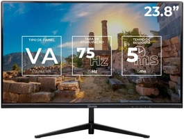 Monitor Zinnia Delfos DF24, 23.8 Pol VA, FHD, 5ms, 75Hz, VGA/HDMI, ZNO-DFO24-BL01