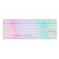 Teclado Mecânico Gamer Fallen Pantera Tkl, RGB, Switch Blue, Anti Ghosting, ABNT2, Branco - TE-FA-PA-BR-TK-SA