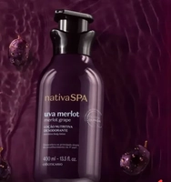 Campanha - O Boticário Loção Nutritiva Desodorante Nativa Spa Uva Merlot 50 ml