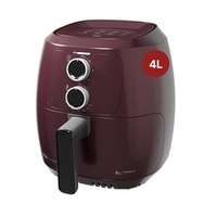 WAP Fritadeira Elétrica Air Fryer FAMILY WAFF2-V 4 Litros, Vermelho, Revestimento Antiaderente, 1500W
