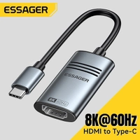 Adaptador Essager HDMI p/ USB-C 8K/60Hz 4K/144Hz
