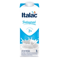 [Carrefour Hiper] Leite UHT Integral Longa Vida 1L Italac