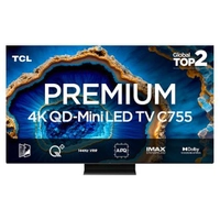 Smart TV 75" QLED 4K Mini LED TCL C755 144Hz HDR
