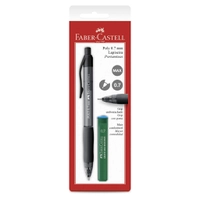 [PRIME] Lapiseira Poly 0.7mm, Faber-Castell, SM/07POLYP, Preta (qtd. min. 1)