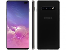 Smartphone Samsung Galaxy S10+ 128GB - Ceramic Black | R$2.559