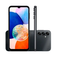 Smartphone Samsung Galaxy A14, 4G, 128GB, 4GB RAM, Octa Core, Câmera Tripla de 50MP, Tela de 6.6, Preto - SM-A145MZKRZTO