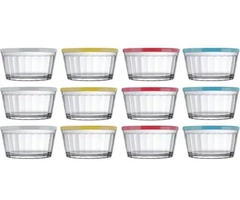 Conjunto de Tigelas de Vidro 600ml 12 Peças Nadir Figueiredo