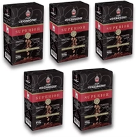 Kit 5 Pacotes de Café Odebrecht Torrado e Moido Superior Arábica Especial 500g - 5 x 500g