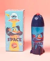 Garrafa 290ml Infantil Foguete Aliens Azul - Puket R$17