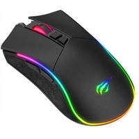 Mouse Gamer Havit MS1001 RGB 7 Botões 4800 DPI Black