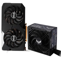 KaBuM! - Kit Placa de Vídeo Asus Dual RX 6600 XT O8G + Fonte Asus TUF-GAMING-450B, 450W, 80 Plus Bronze