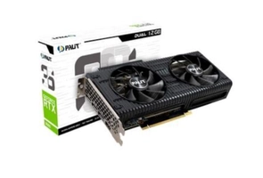 [PRIME] Placa de Video RTX 3060 Palit NVIDIA GeForce, 12GB GDDR6, RGB, DLSS, G-Sync, Ray Tracing - NE63060019K9-190AD