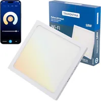 Tramontina Lâmpada Plafon Smart LED 18W Wi-Fi Bluetooth