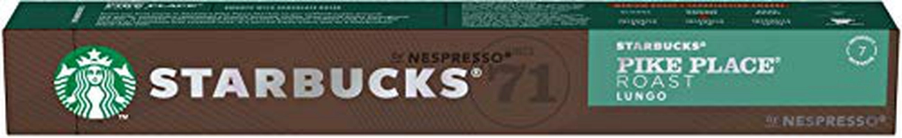 Café em Cápsula, Starbucks, Nespresso, Pike Place Roast, Lungo, 10 Cápsulas